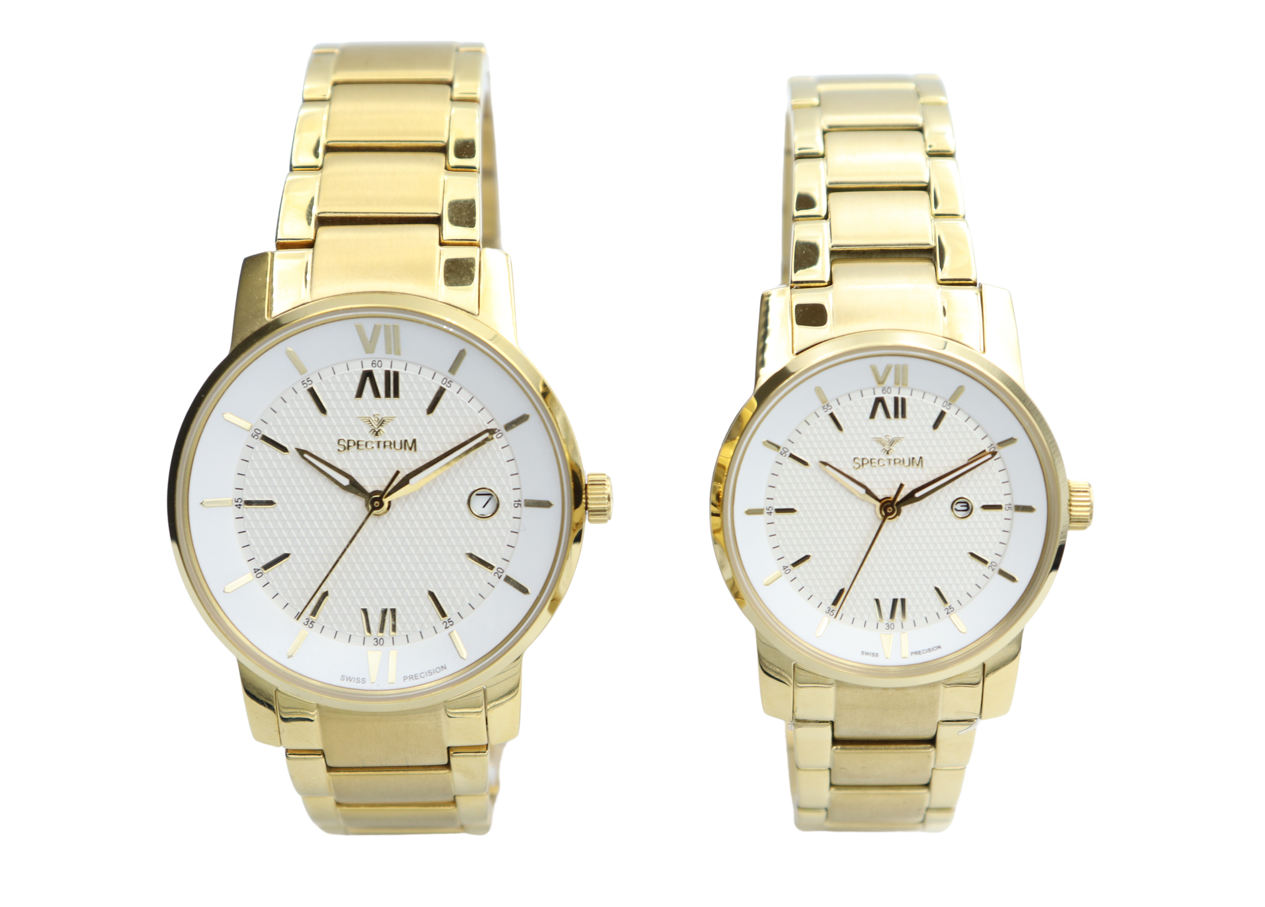 Stainless Steel UNISEX's Gold Watch - S17043LM-1P — Spectrum